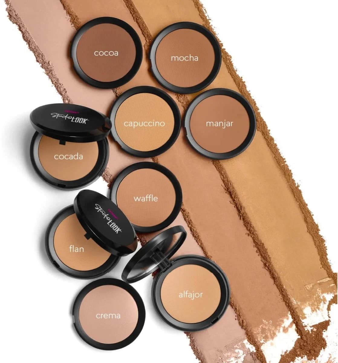 Perfume Studio Look Polvo Compacto Alta Cobertura FPS 20 Cyzlne - Maquillaje | Eve Fragancia y Estilo