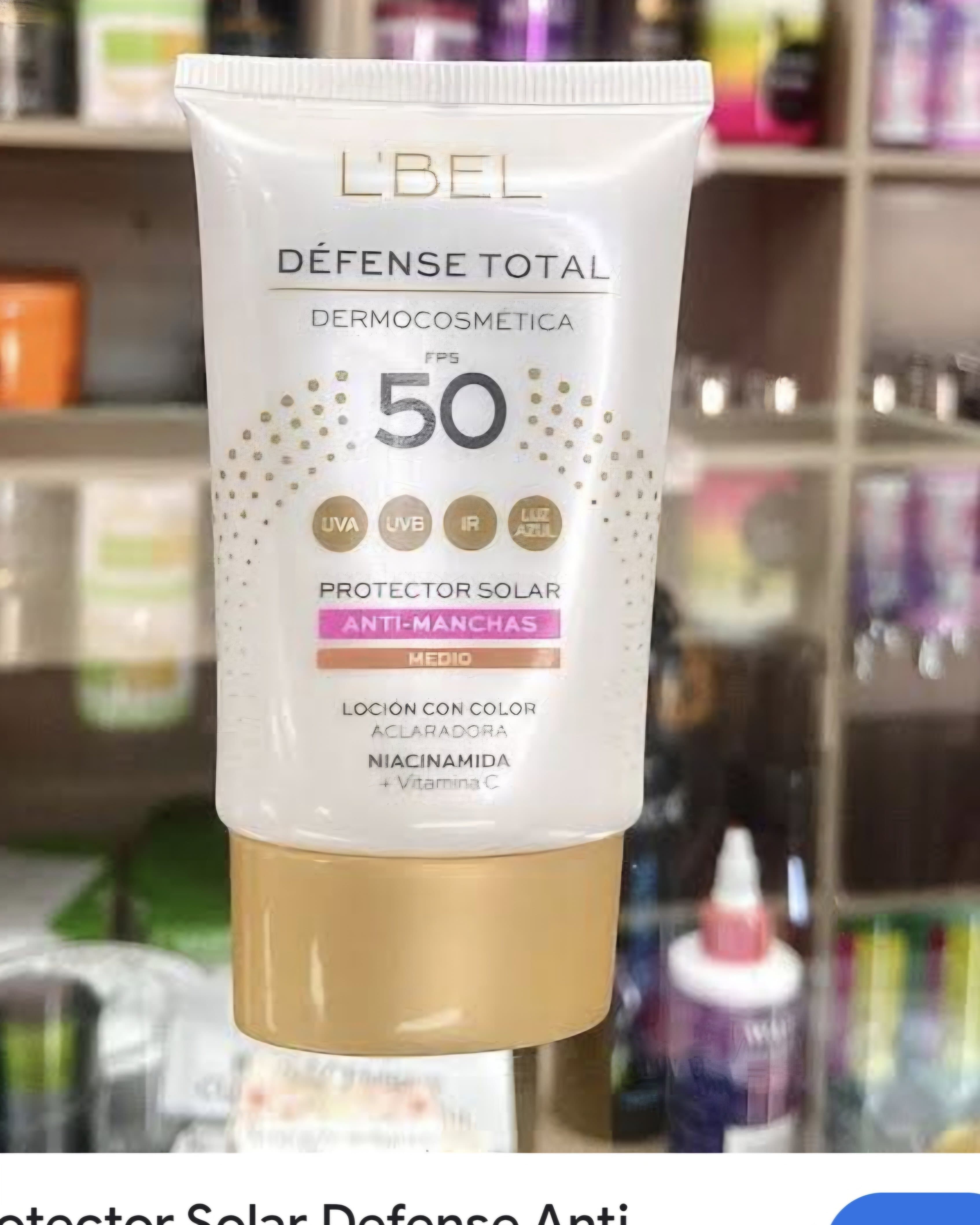 Protector solar antimanchas Defense total  30ml L'ebel