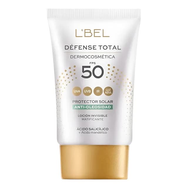 Protector solar anti oleosidad defense total 30ml L'bel