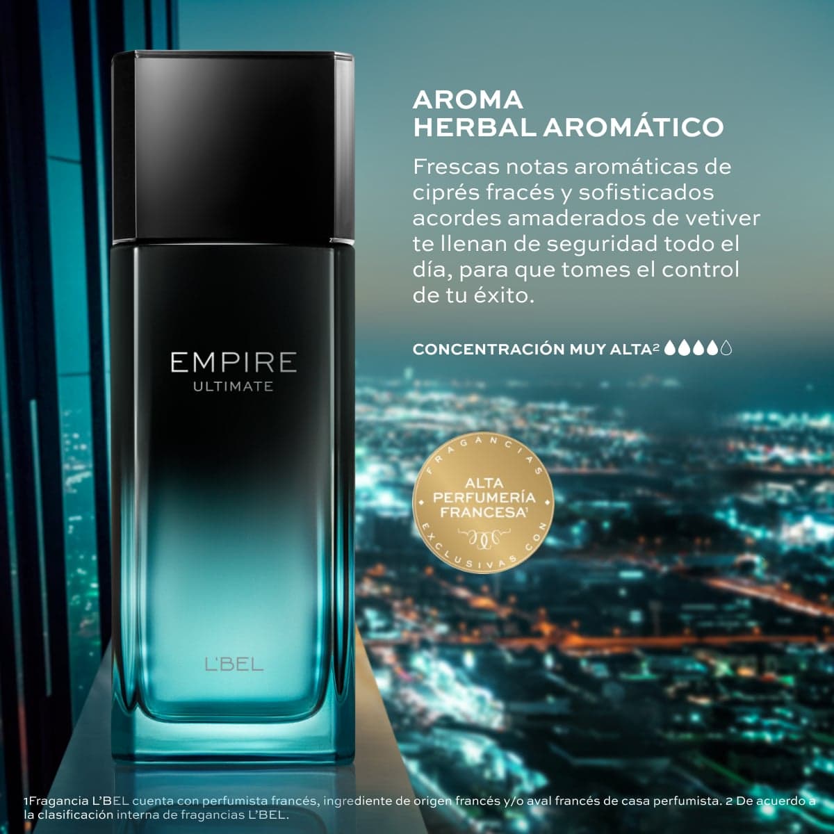 Perfume para hombre de muy alta concentración Empire Ultimate 100 ml.9 thumbnail 2